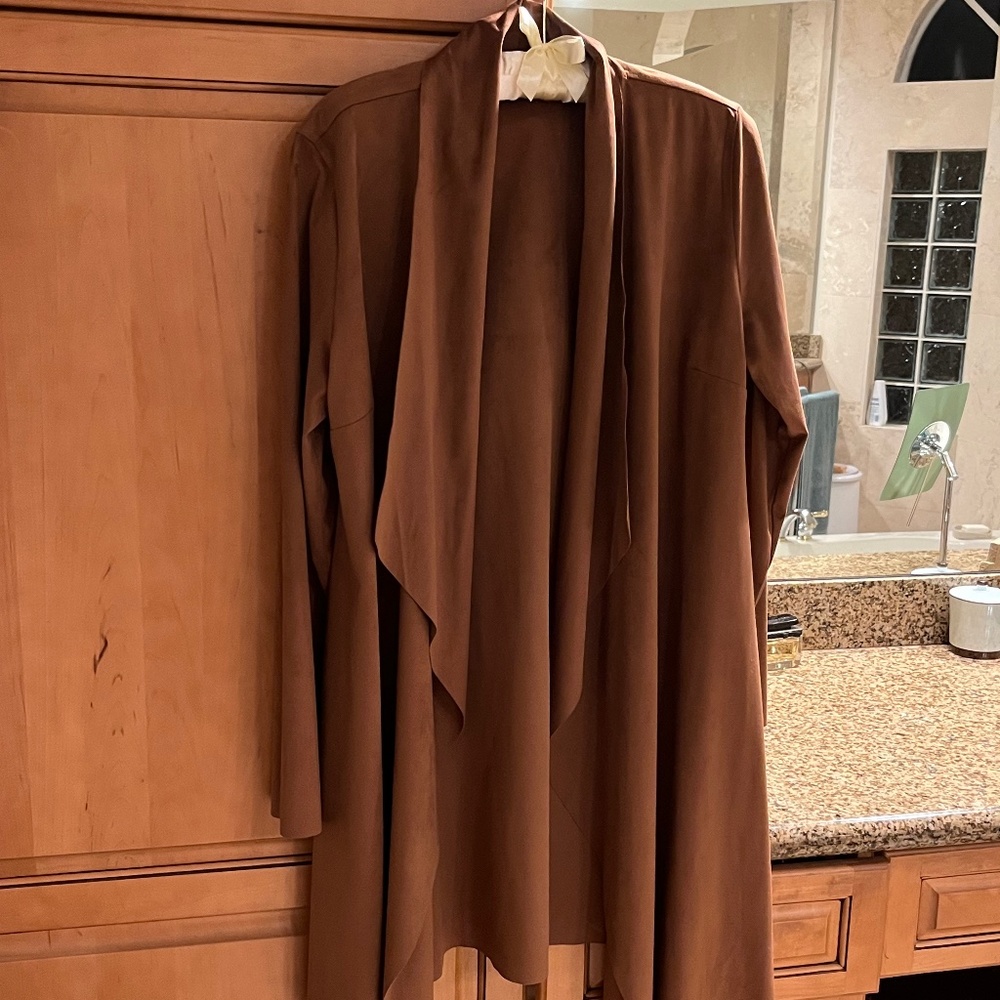 SOFT SURROUNDINGS FAUX SUEDE JACKET (Never Used)
